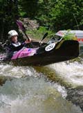 Kari Crowe goes for air!